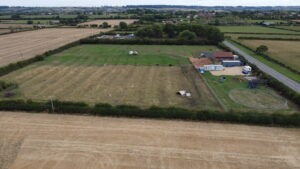 Aerial photo of the Rainbow Horses/Pegasus Learning Centre site